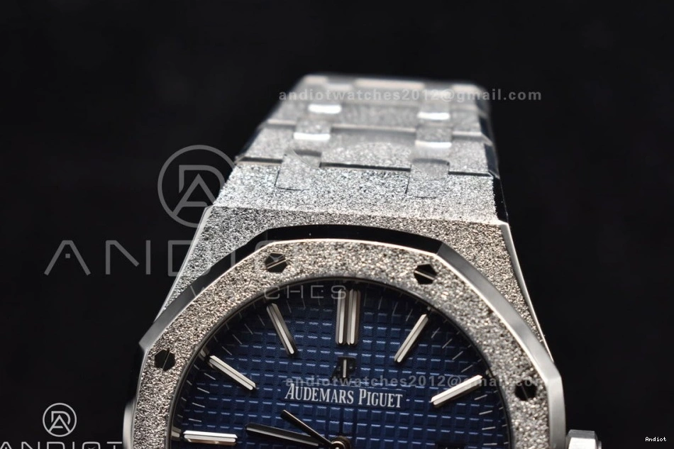 Textured Frosted SS Edition ZF Dial 15400 1:1 Oak A3120 Blue 41mm Case Bracelet Royal on Best SS 0321